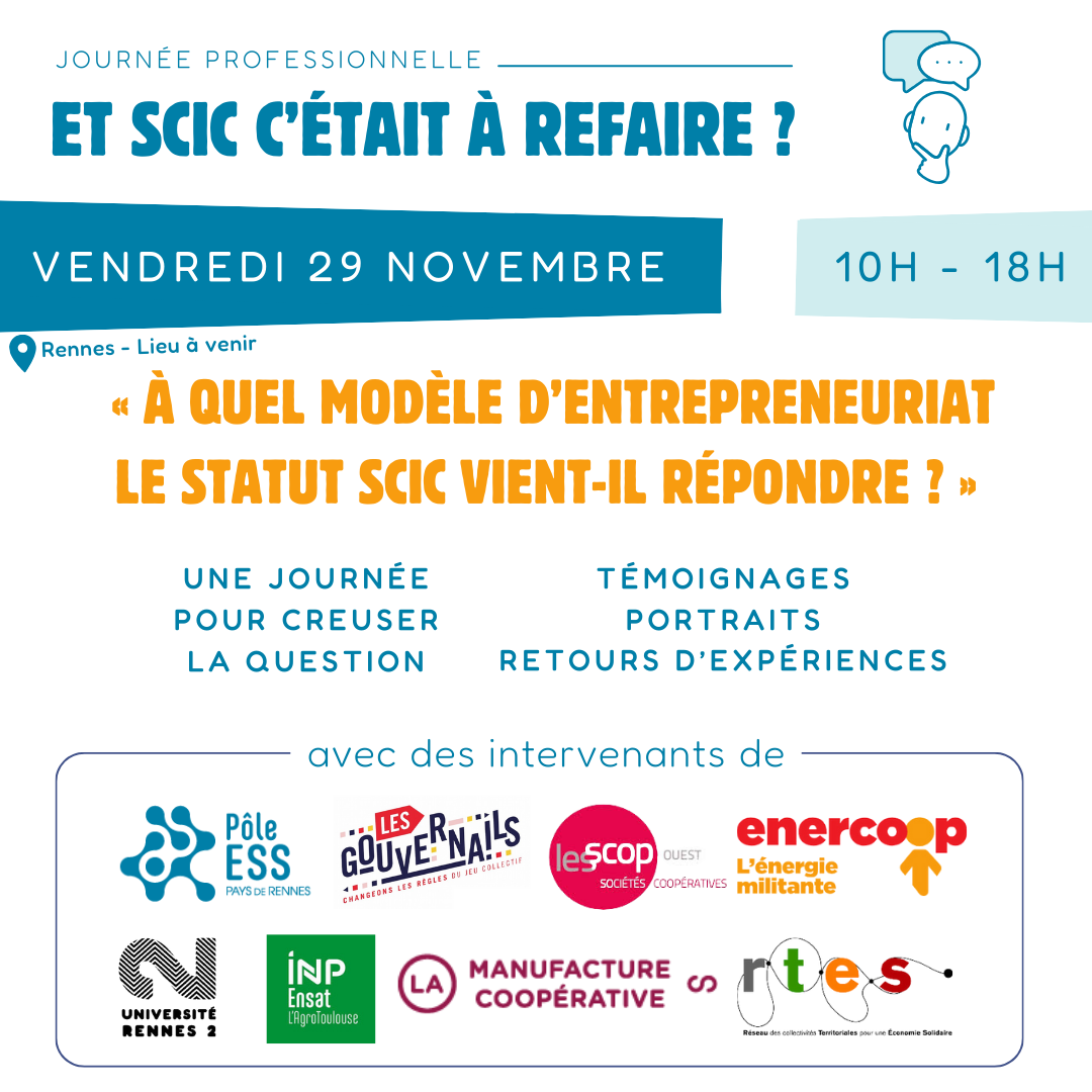 Présentation journée "Et SCIC c'était à refaire ?"