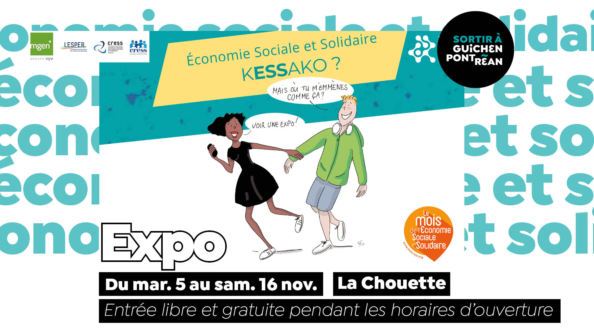 Exposition KESSAKO à la médiathèque de Guichen