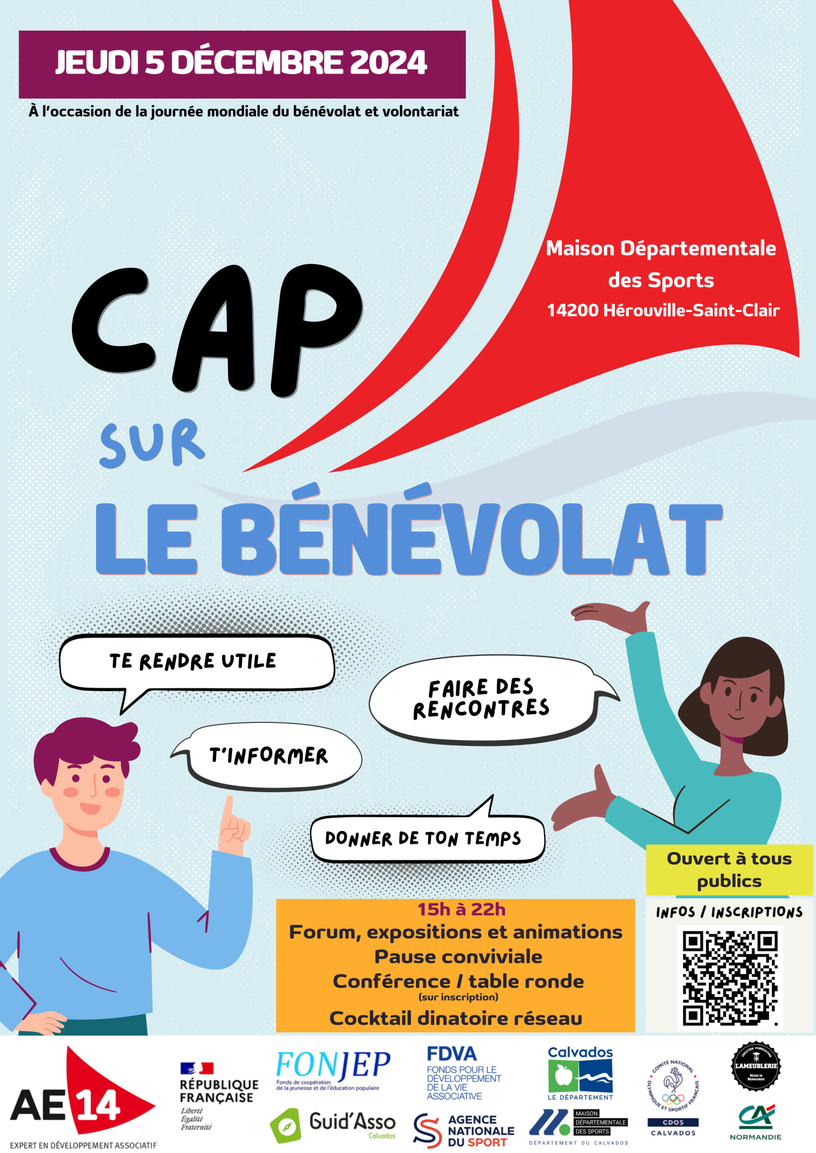 Cap Sur le bénévolat - Affiche