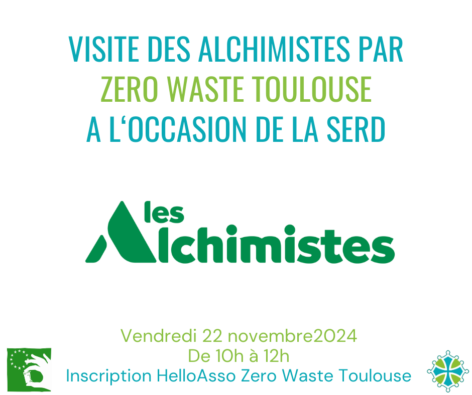 Visuel visite Alchimistes Zero Waste Toulouse