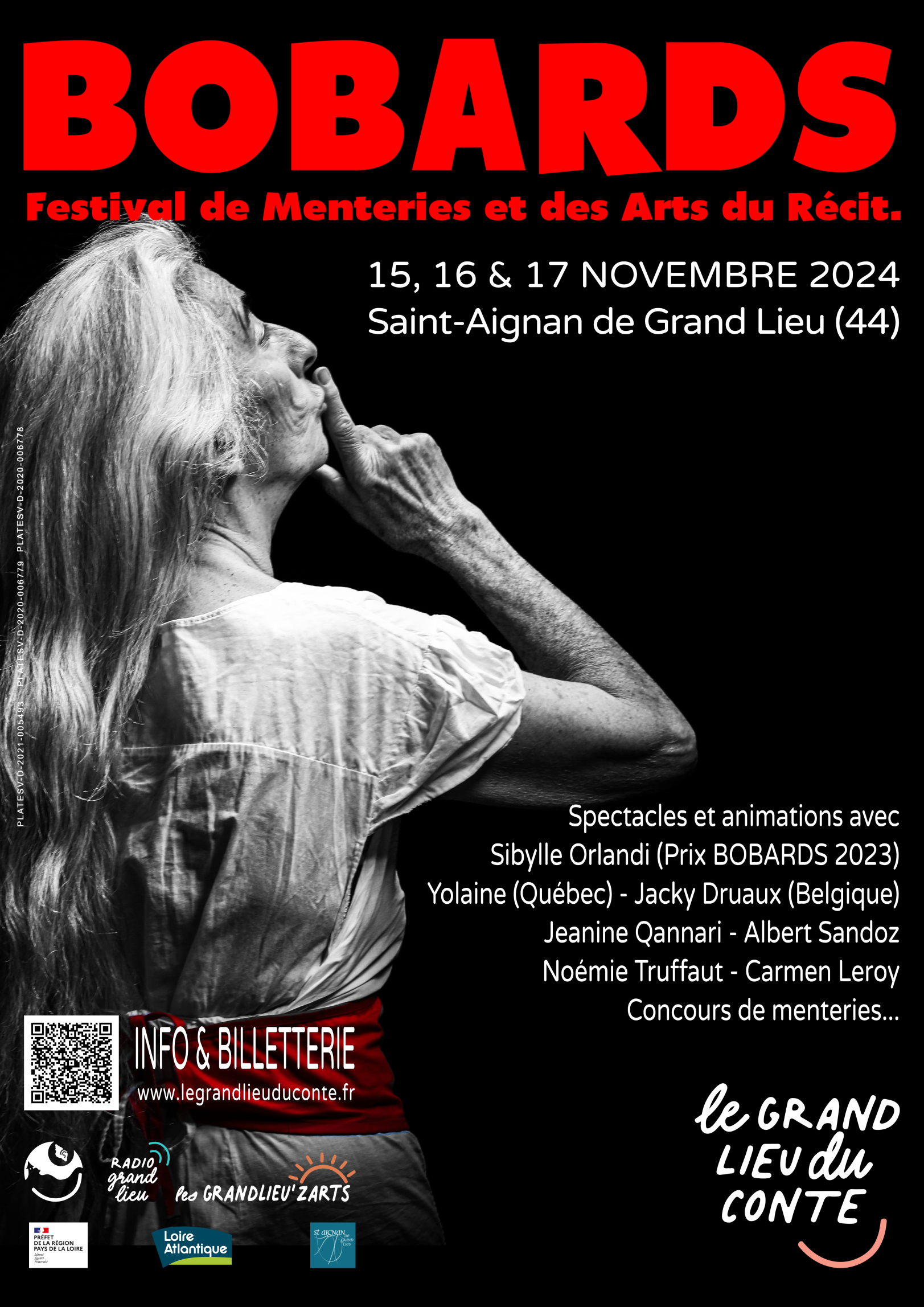 Festival BOBARDS les 15, 16 et 17 novembre à Saint-Aignan de Grand Lieu. 