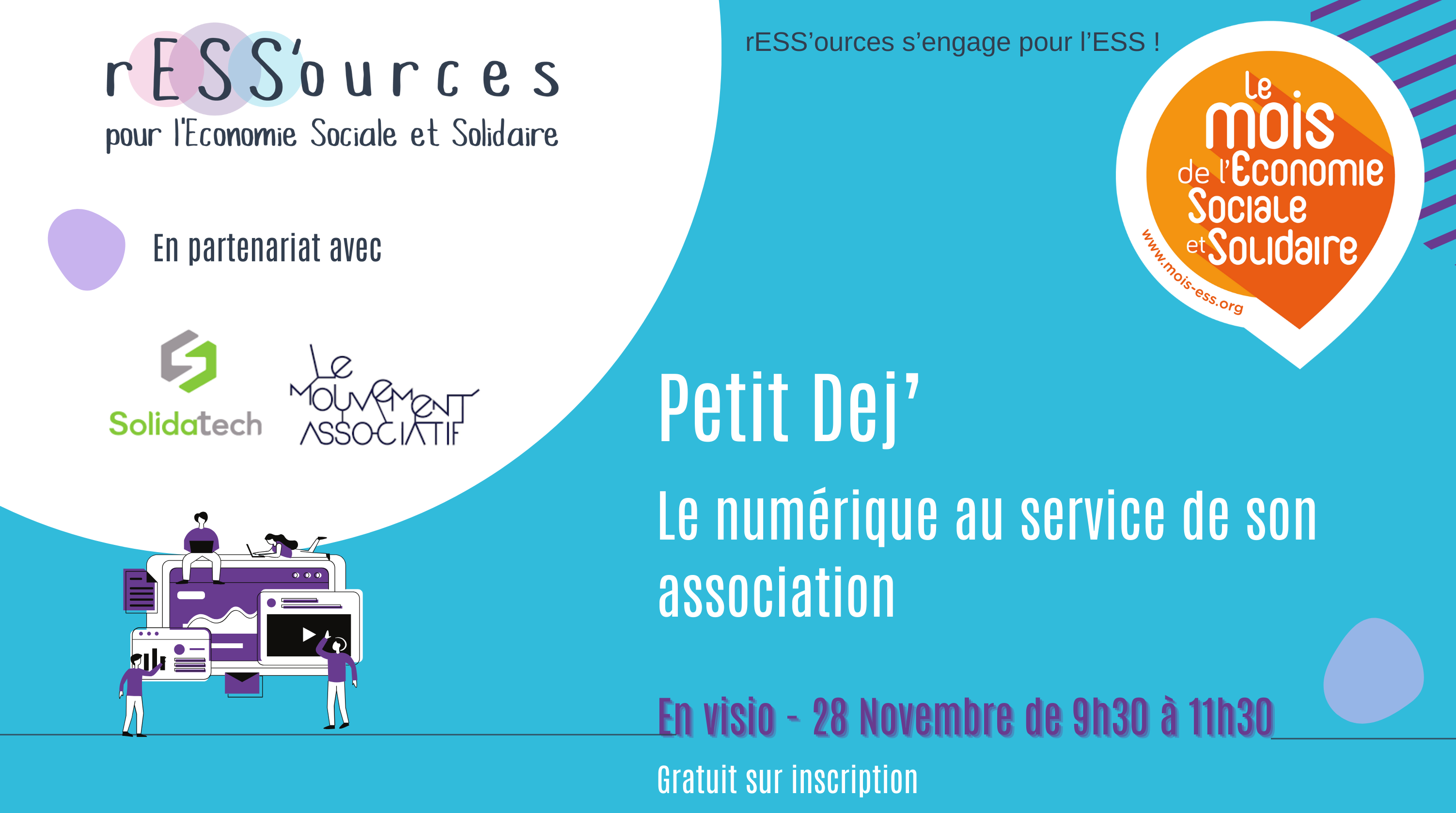 Petit Dej' "Le numérique au service de son association"