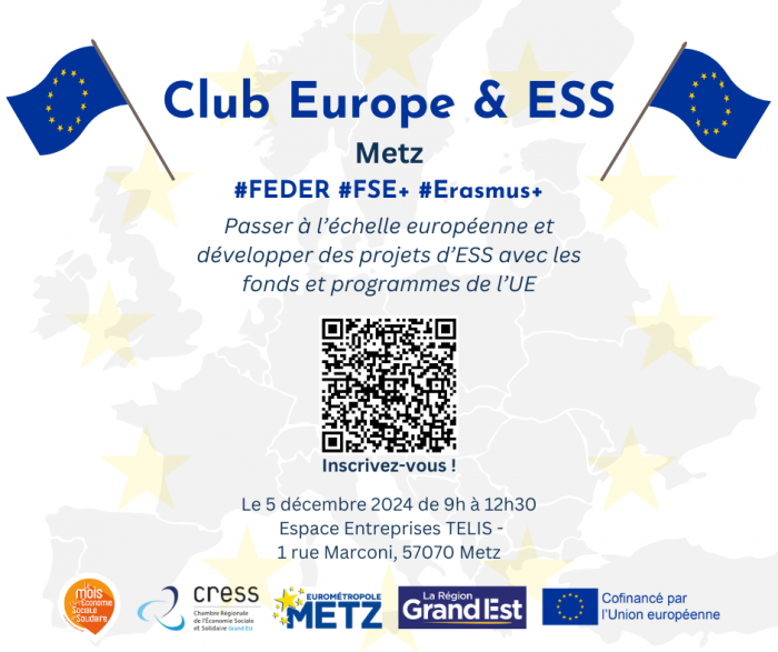 Flyer Club Europe & ESS Metz 5 décembre 2024