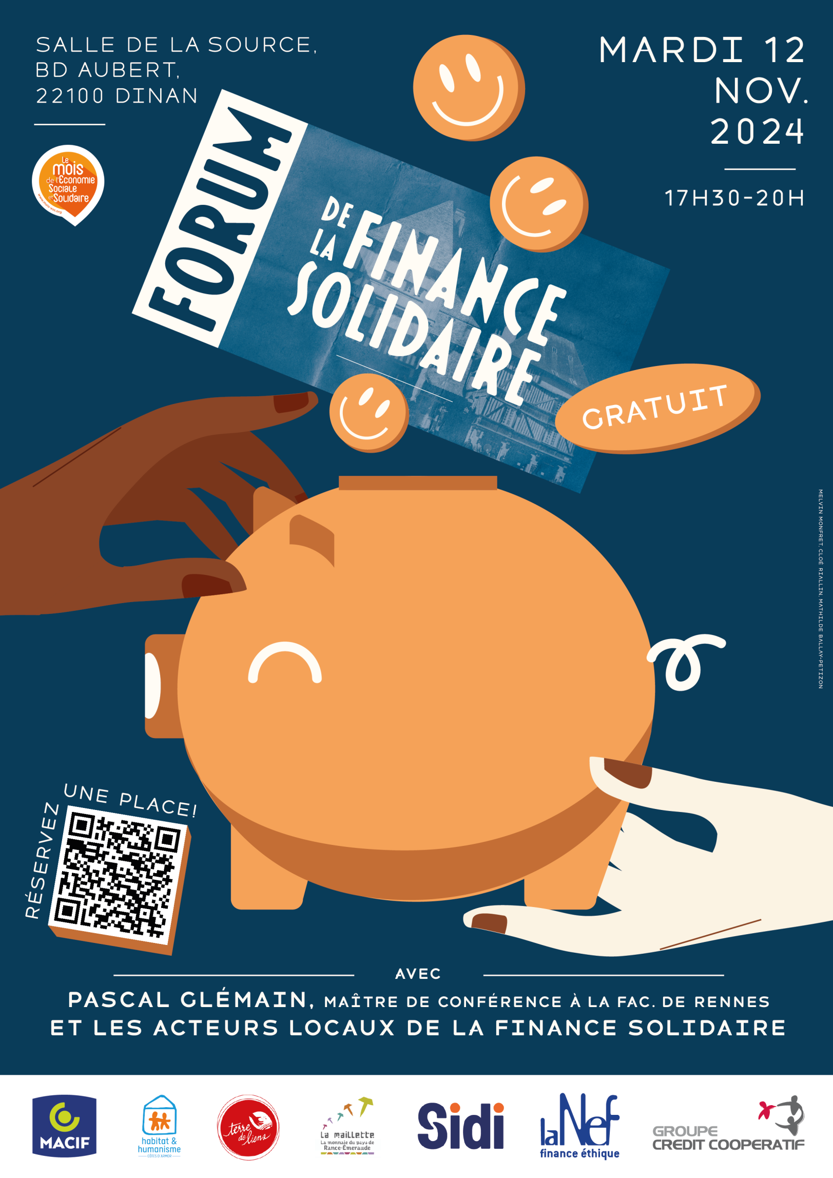 Forum de la finance solidaire du 12/11 à DINAN