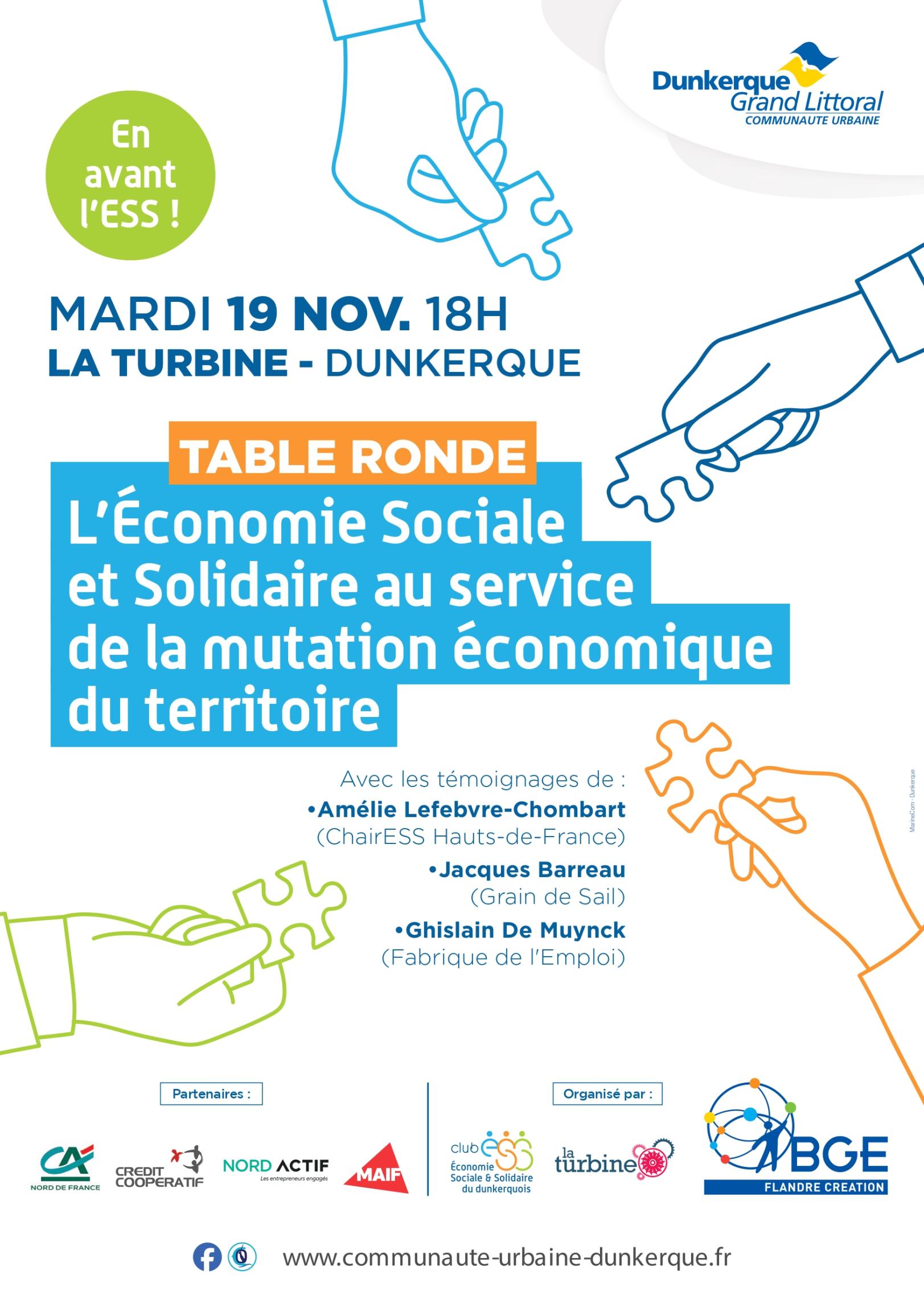 Table Ronde En Avant l'ESS Dunkerque 19 novembre 2024