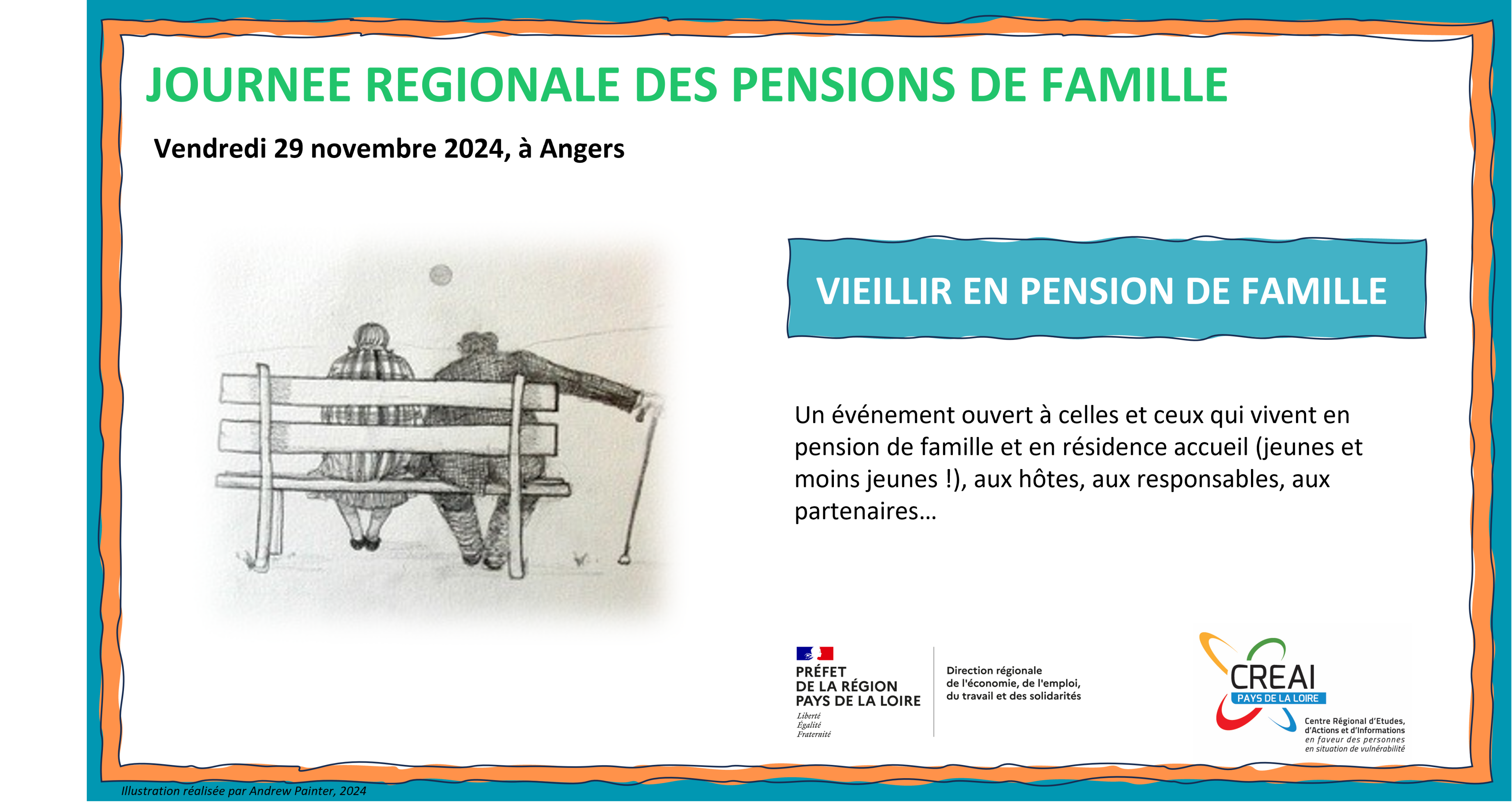 Vieillir, pension de famille, résidence accueil, pays de la loire