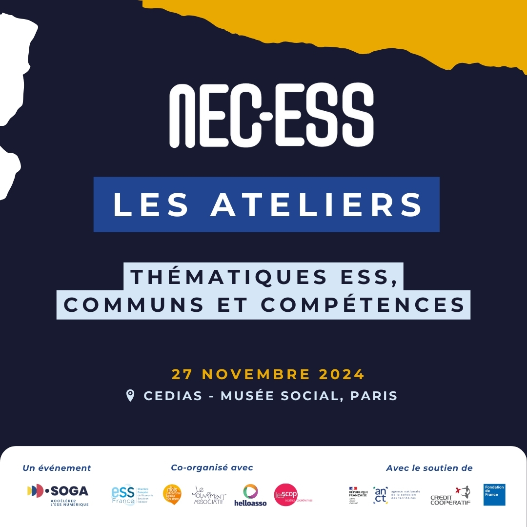 Les ateliers - NEC ESS Les ateliers - NEC ESS