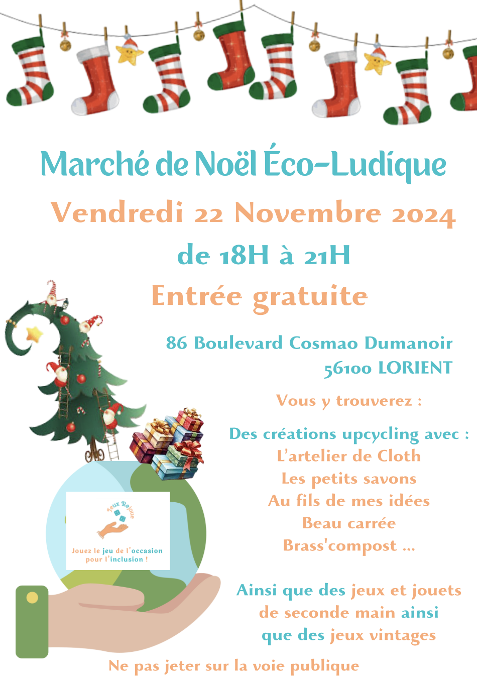 Marché de Noël Éco-Ludique 