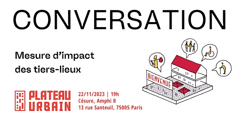 Conversation Mesure d'impact des tiers-lieux - Plateau Urbain Conversation Mesure d'impact des tiers-lieux - Plateau Urbain