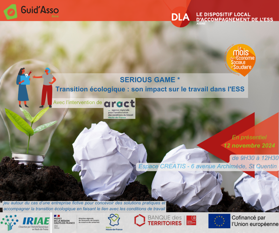 Serious game pour travailler collectivement sur les défis de la transition écologique et du travail