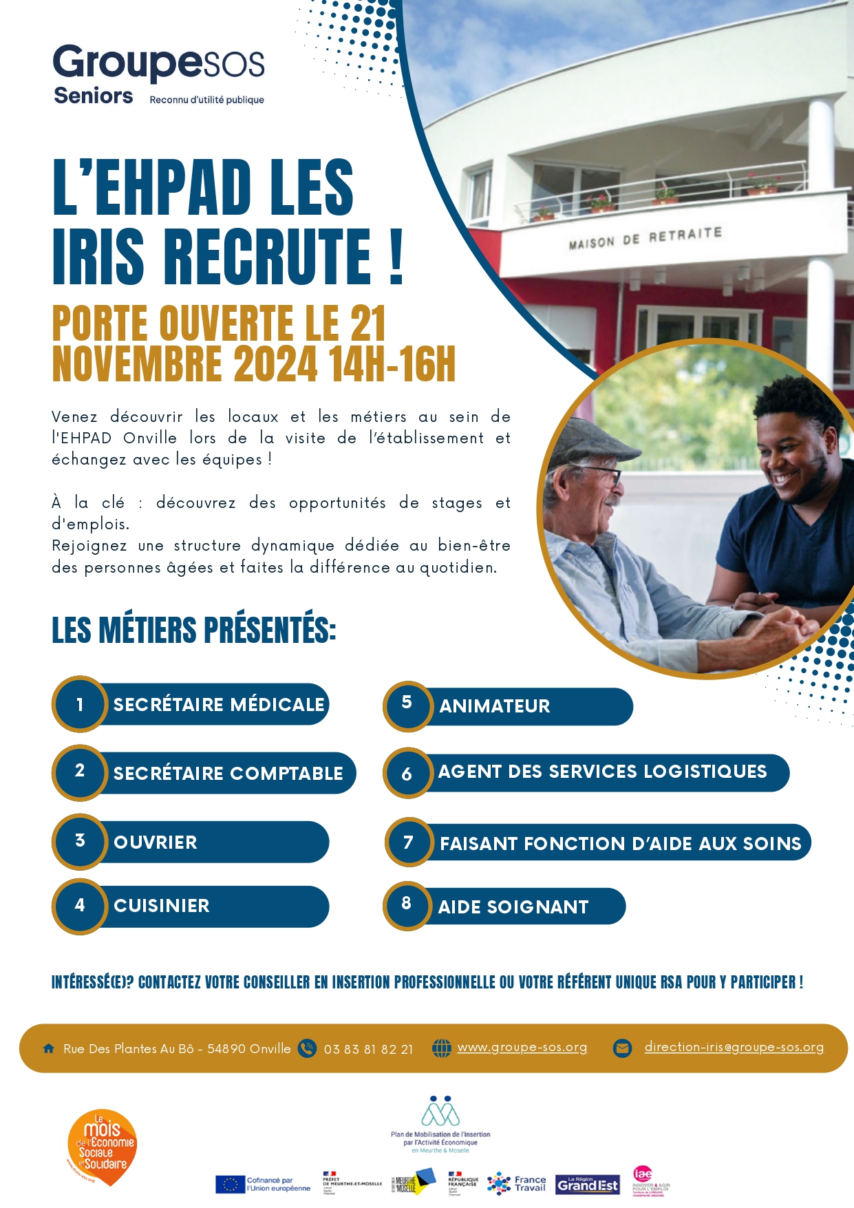 Porte ouverte Ehpad les iris Onville