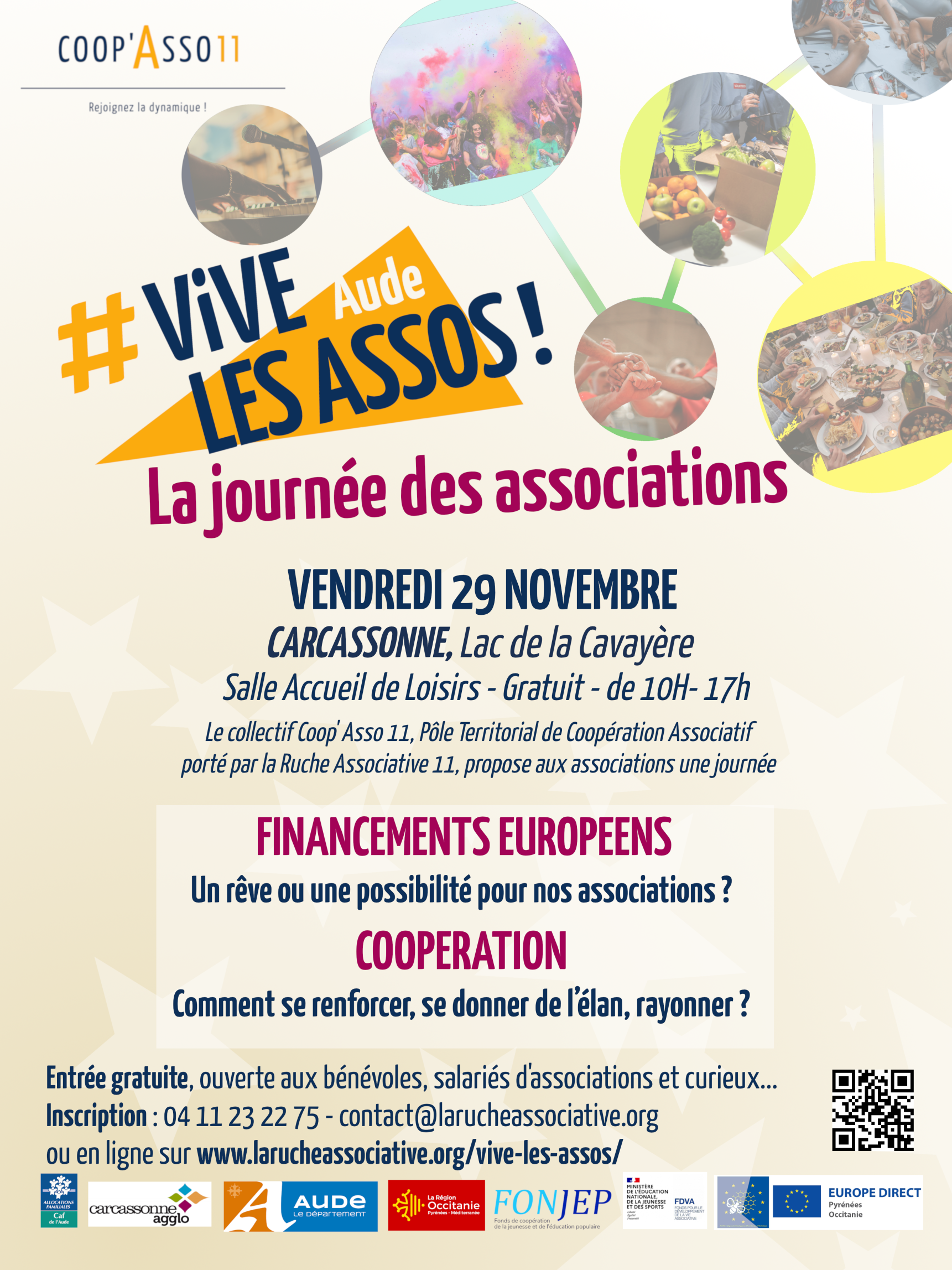 "Vive Les Assos" - Rencontre inter-associative, financements Européens et coopération