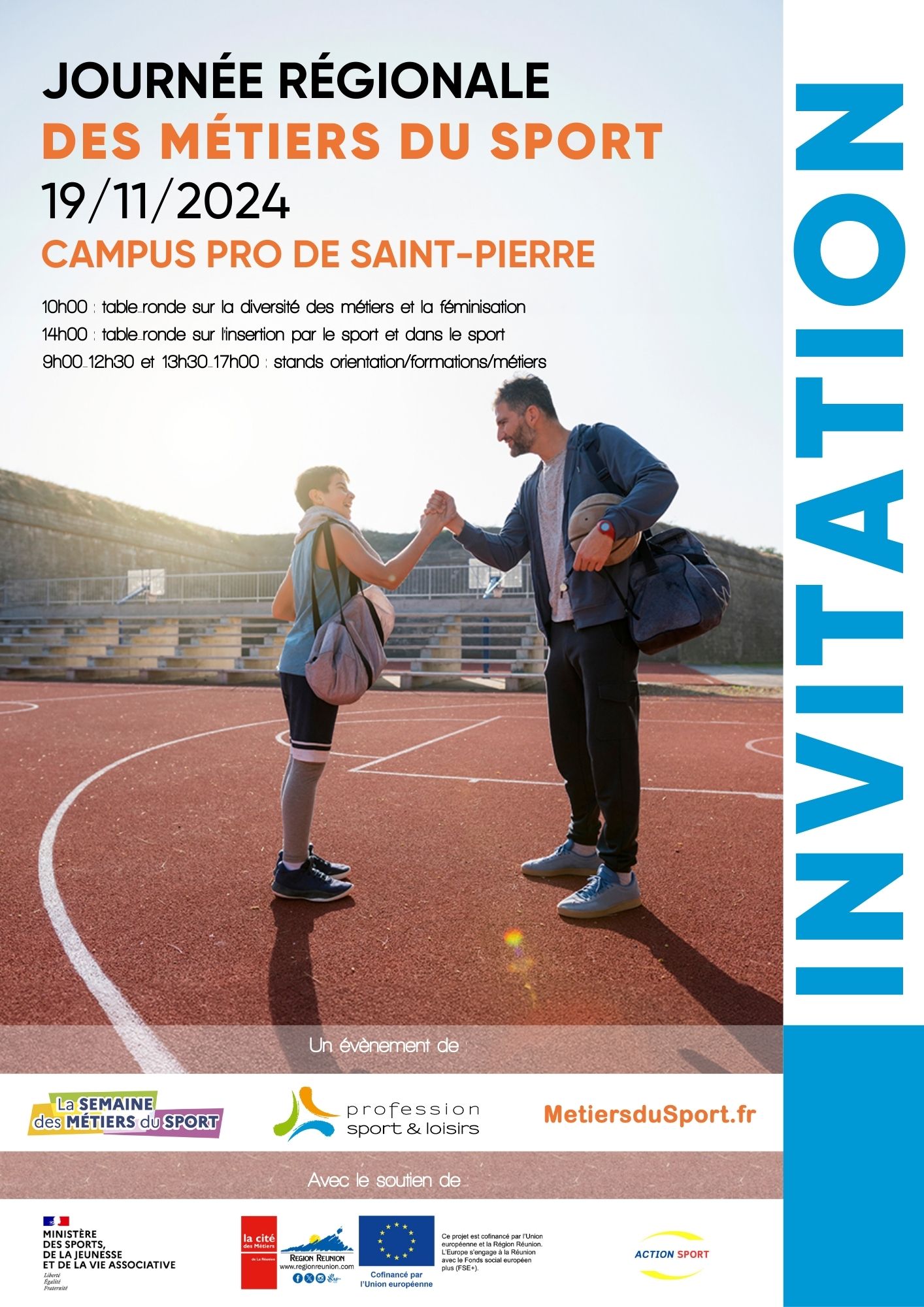 Journée Régionale des Métiers du Sport CAMPUS PRO SAINT PIERRE 974