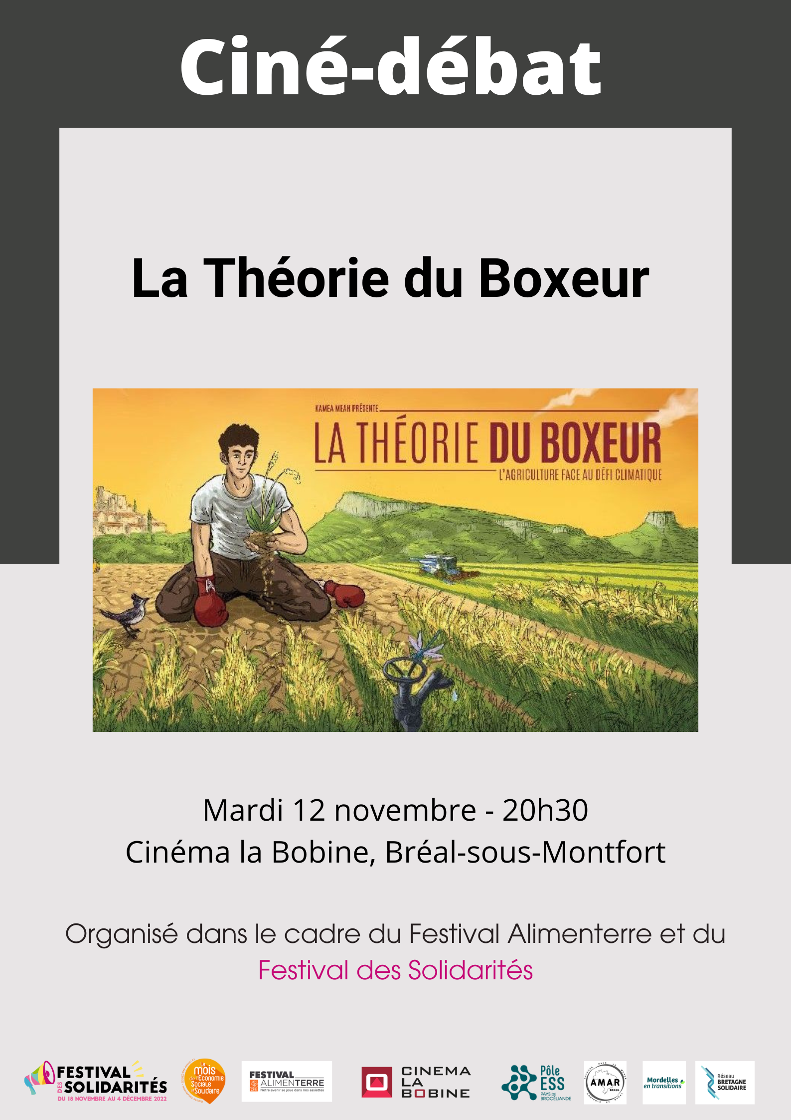 Affiche la théorie du boxeur