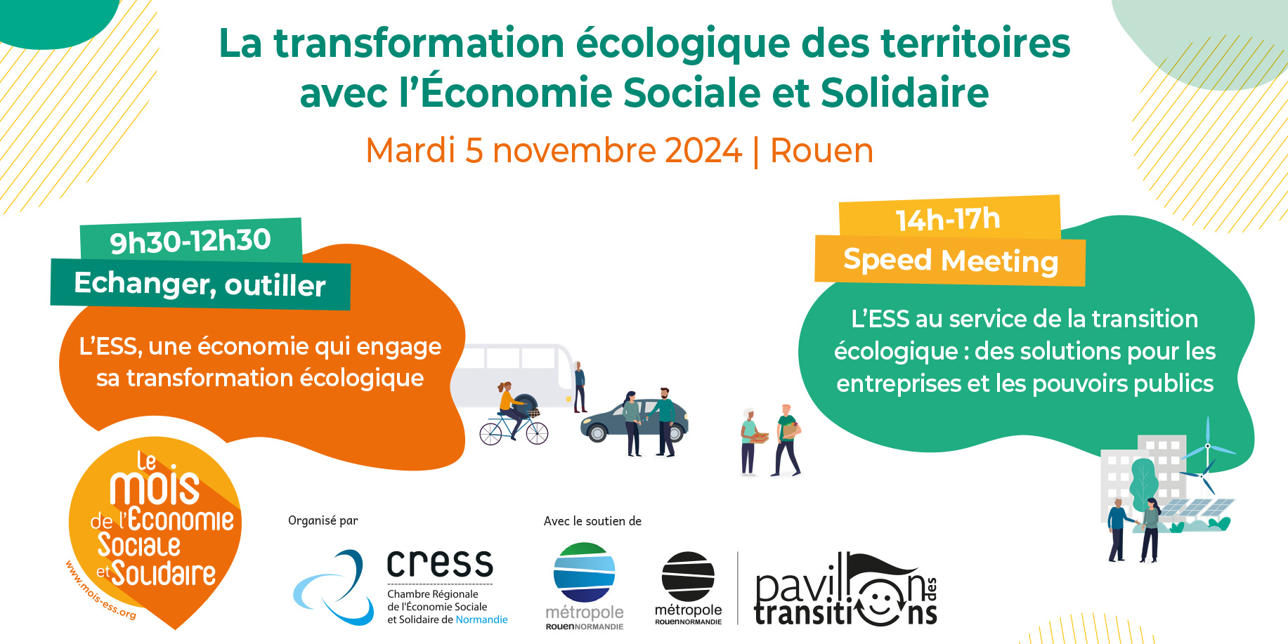 Lancement du Mois de l’ESS "La transformation écologique des territoires avec l’ESS" Lancement du Mois de l’ESS "La transformation écologique des territoires avec l’ESS"