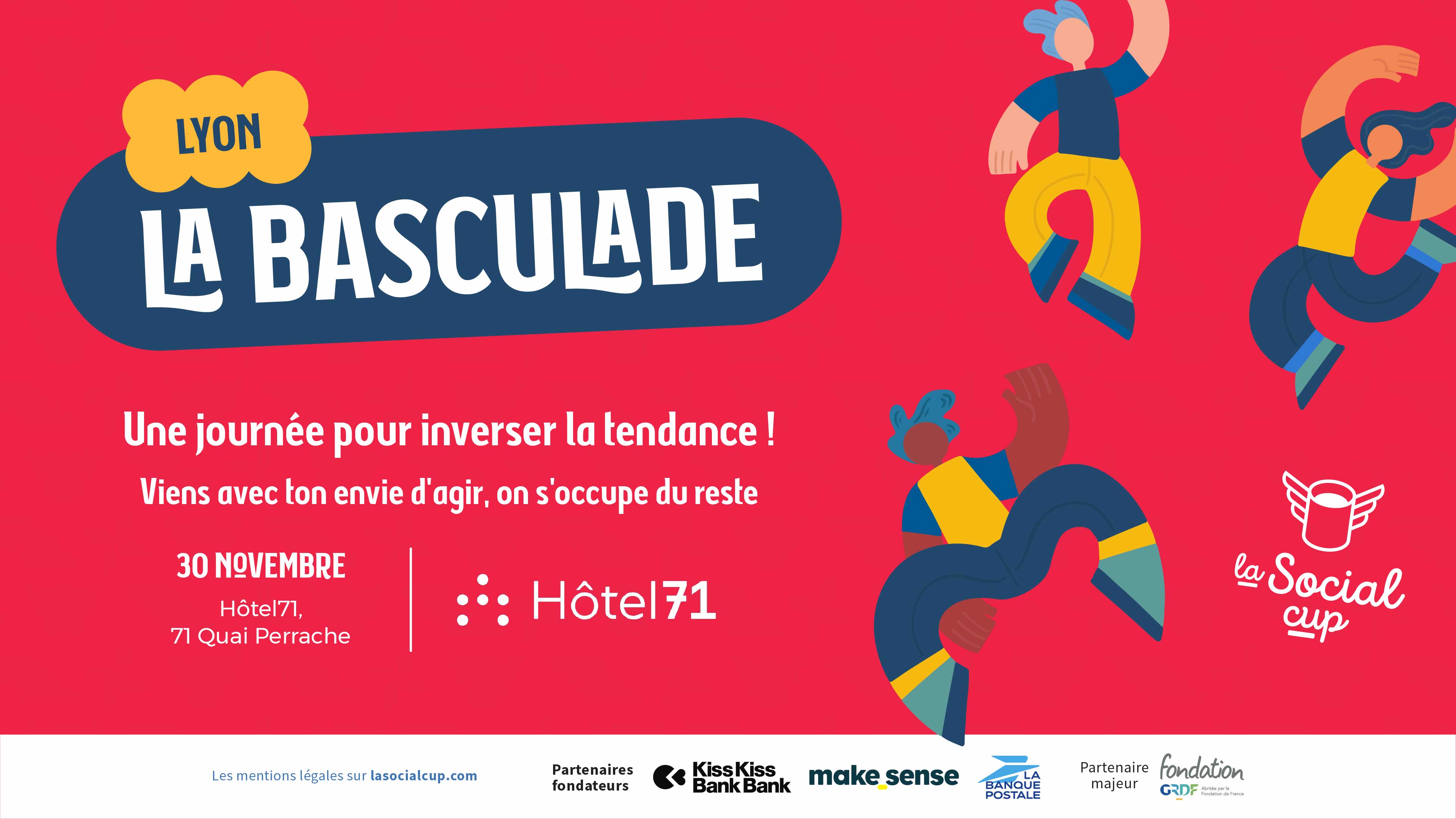 La Basculade de Lyon, un rendez-vous pour toutes et tous s'engager le 30 novembre