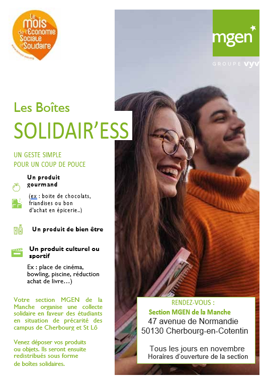 Affiche collecte solidaire