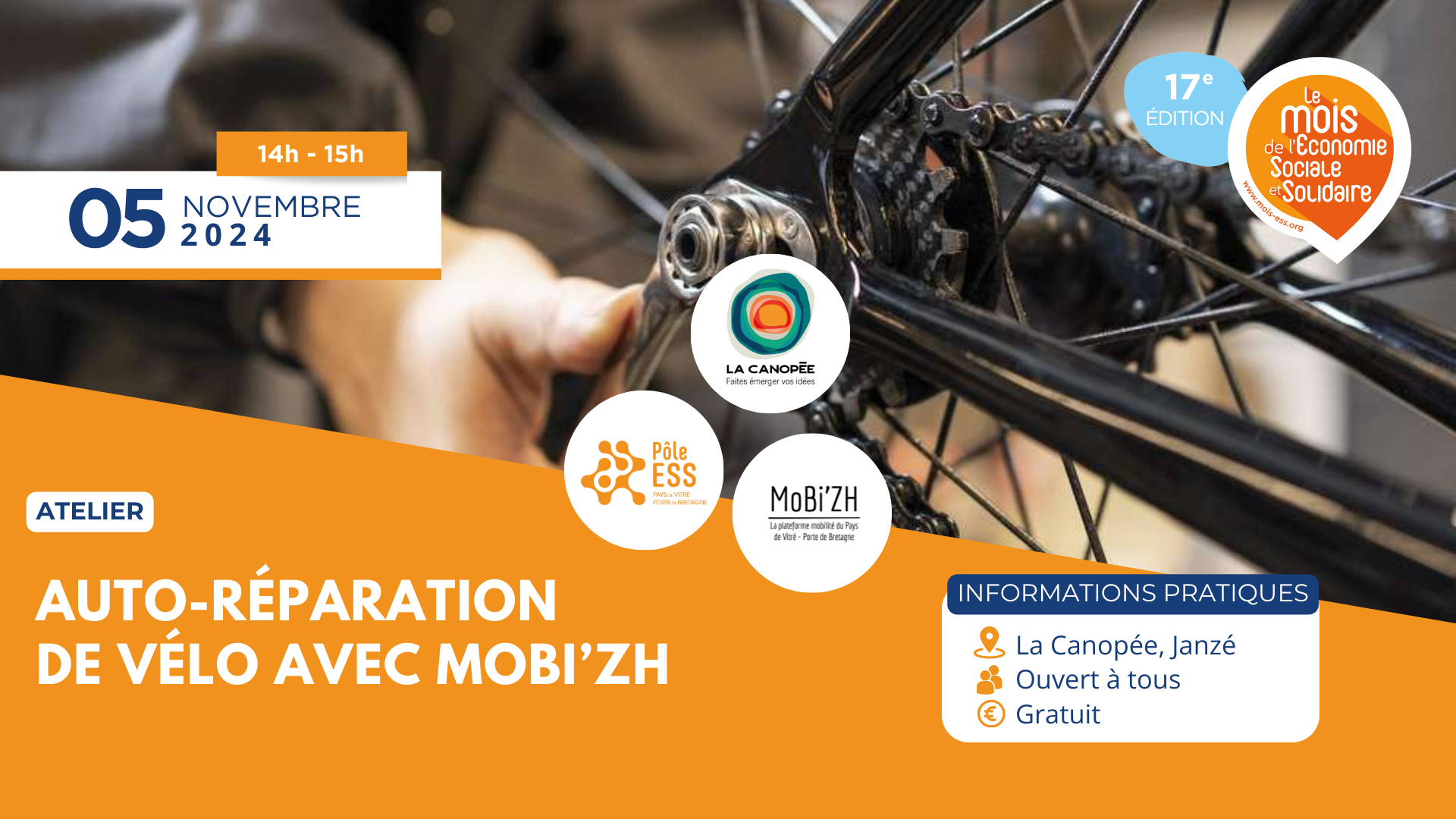 Auto-réparation de vélo avec MoBi'ZH