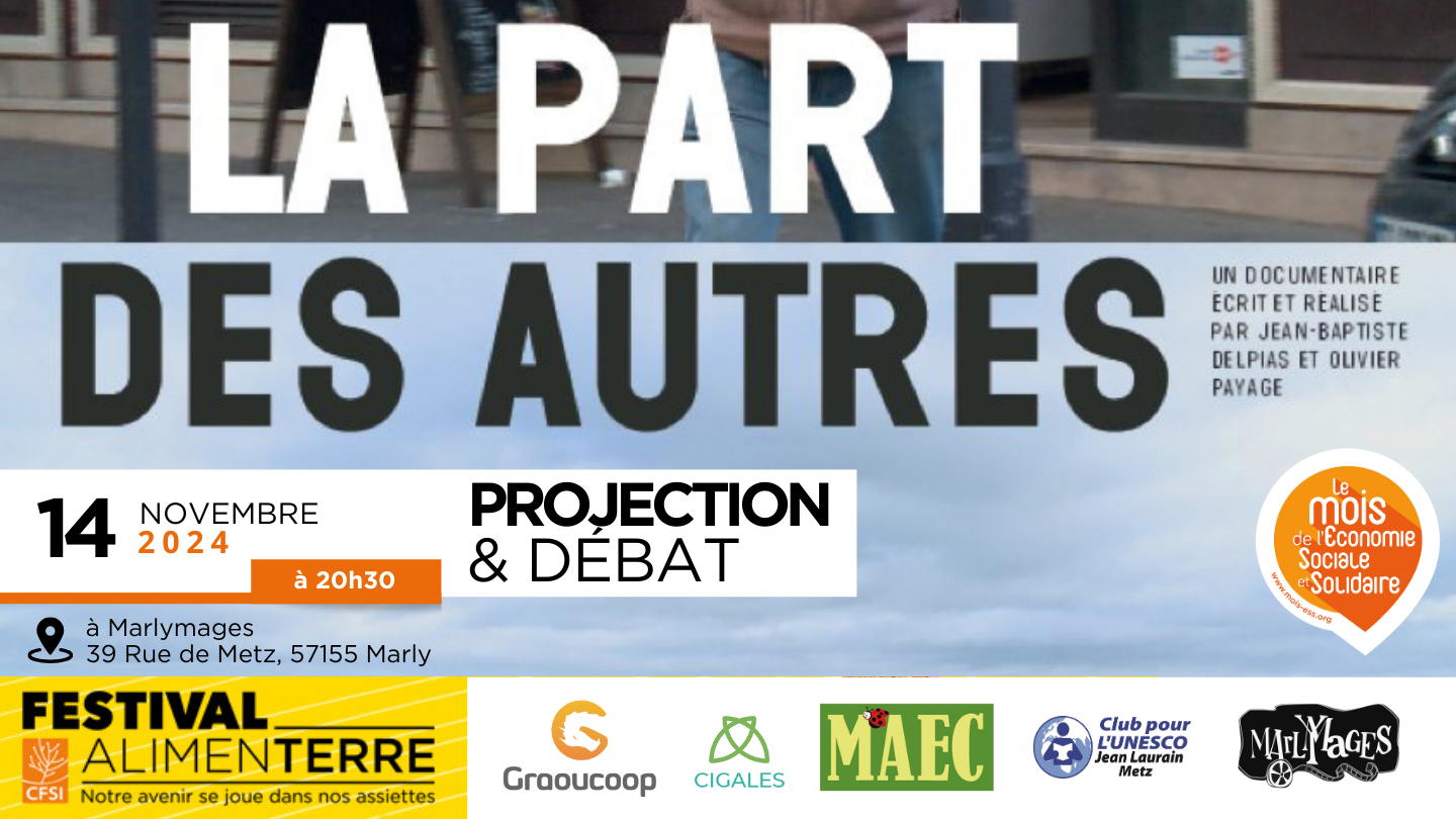 Projection débat à Marlymages le 14/11 à 20h30