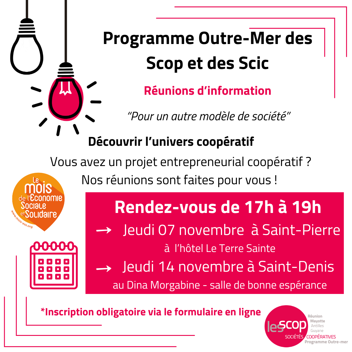 Réunion d'information SCOP et SCIC - découvrir l'univers coopératif - pour un autre modèle de société!