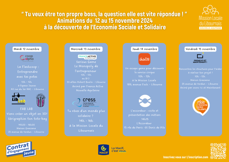 Entreprendre dans l’ESS – initier les jeunes