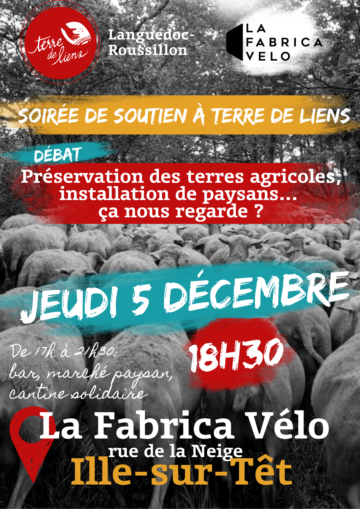 Soirée Terre de Liens La Fabrica