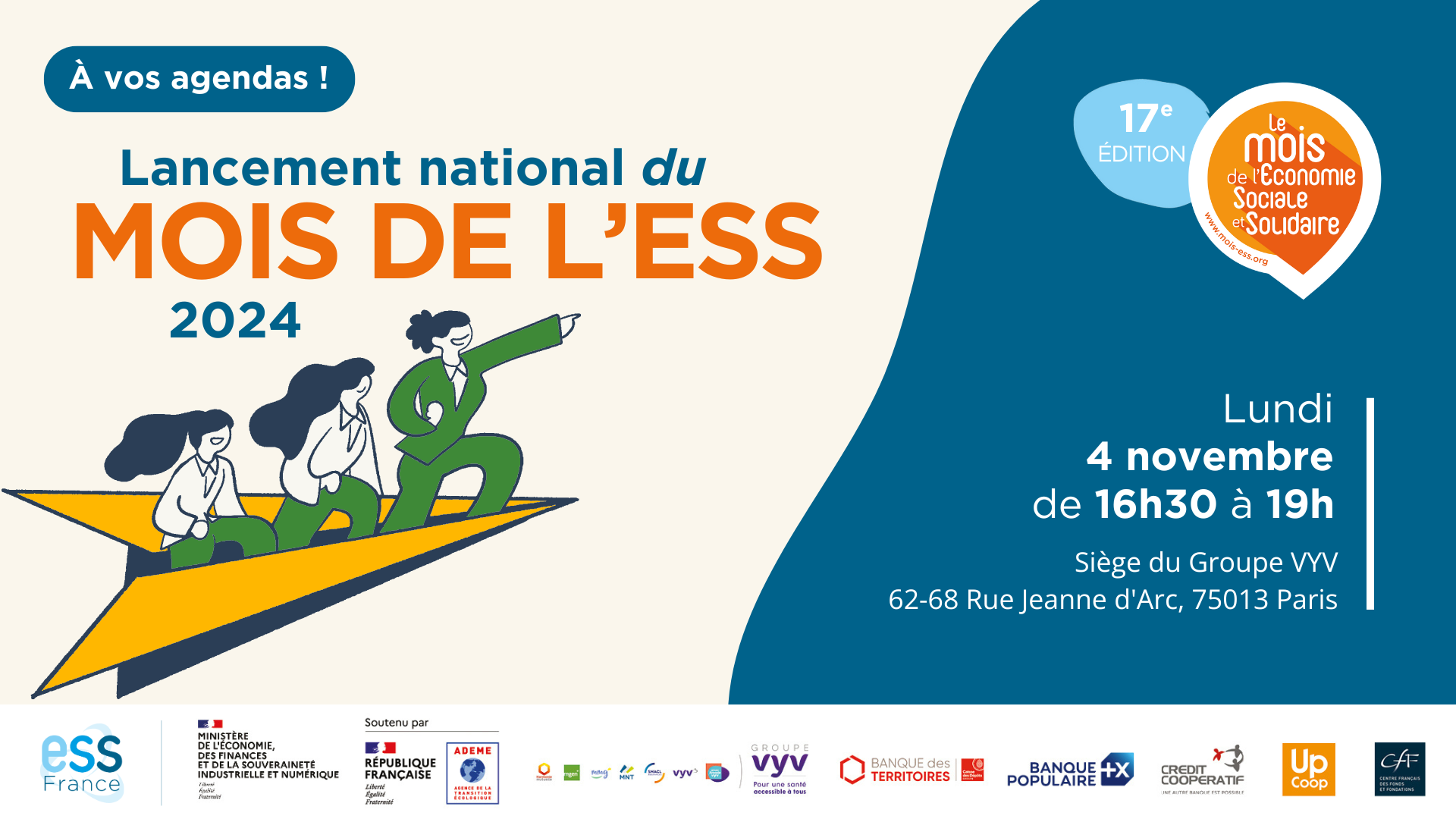 Événement de lancement national du Mois de l'ESS 2024