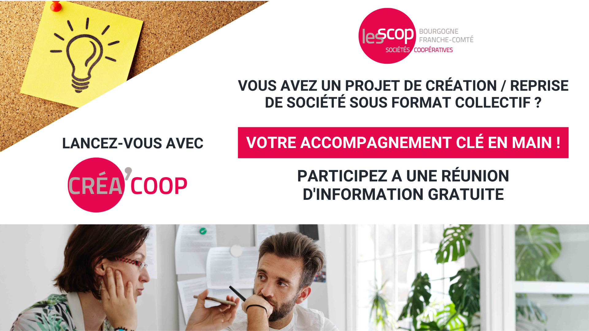 Réunion d'information collective sur les statuts SCOP / SCIC