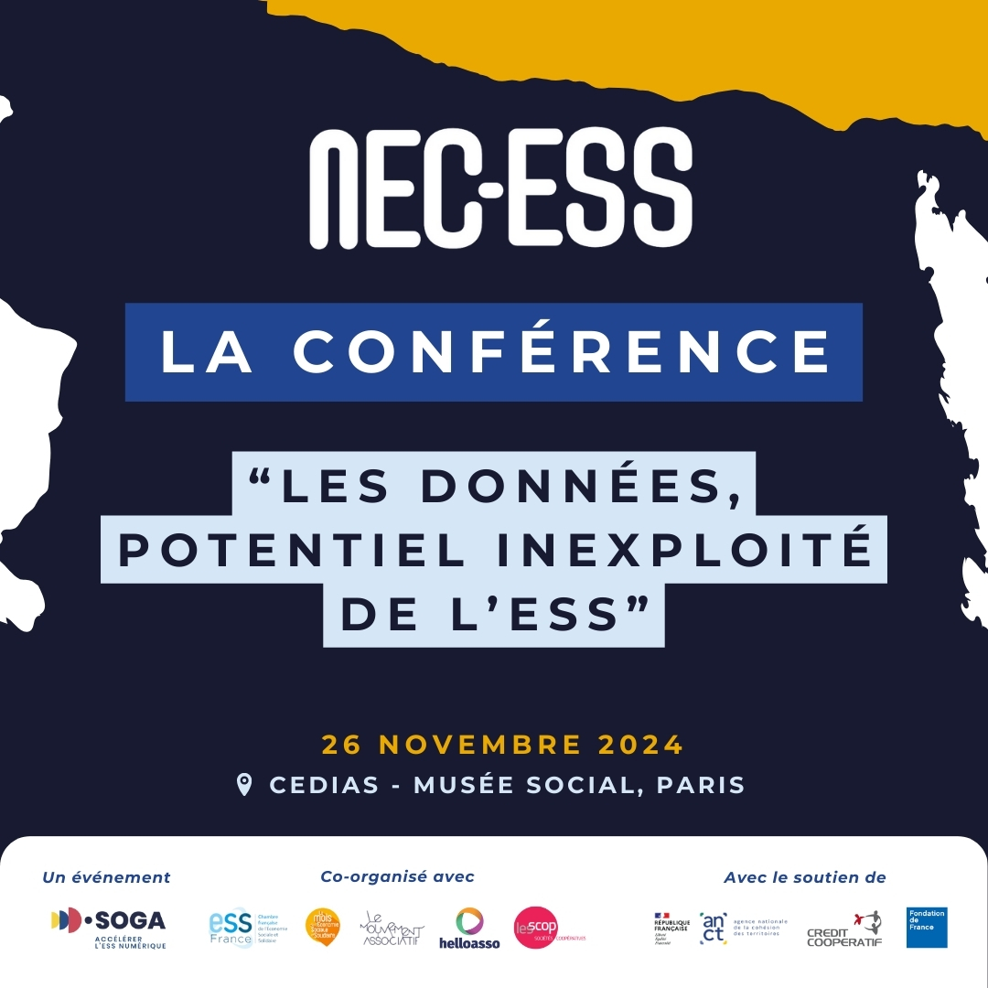 Conférence "Les données potentiel inexploité de valorisation de l'ESS"