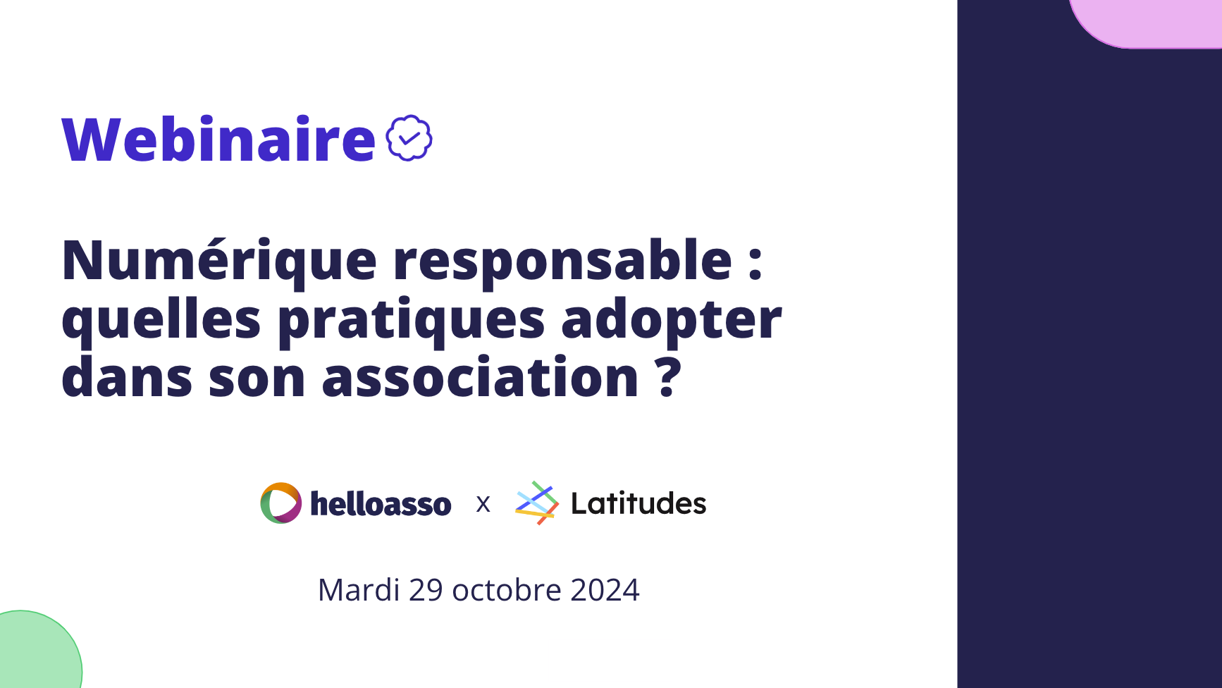 Webinaire Numérique Responsable