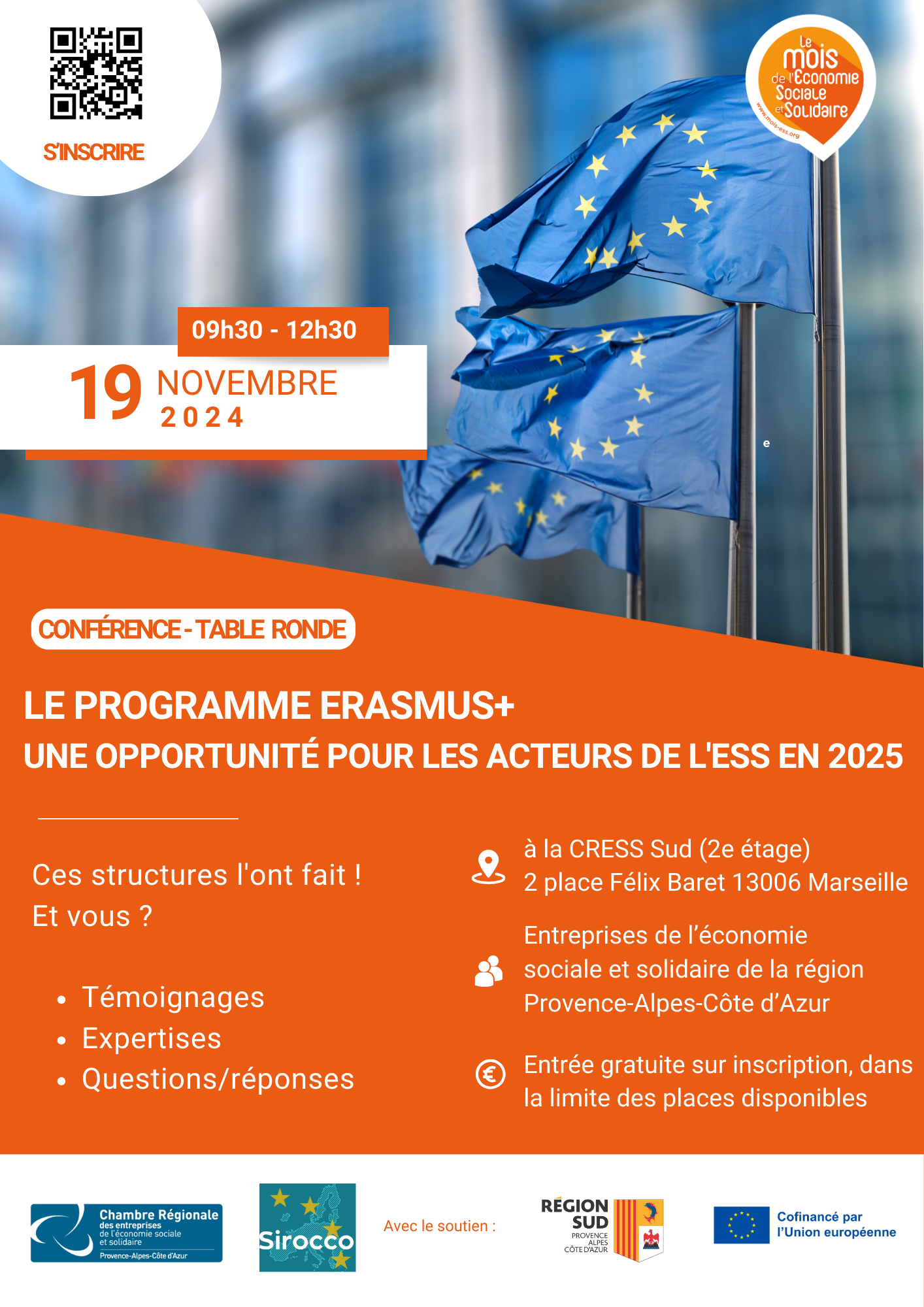 Le programme Erasmus+ une opportunité pour les acteurs de l'ESS en 2025