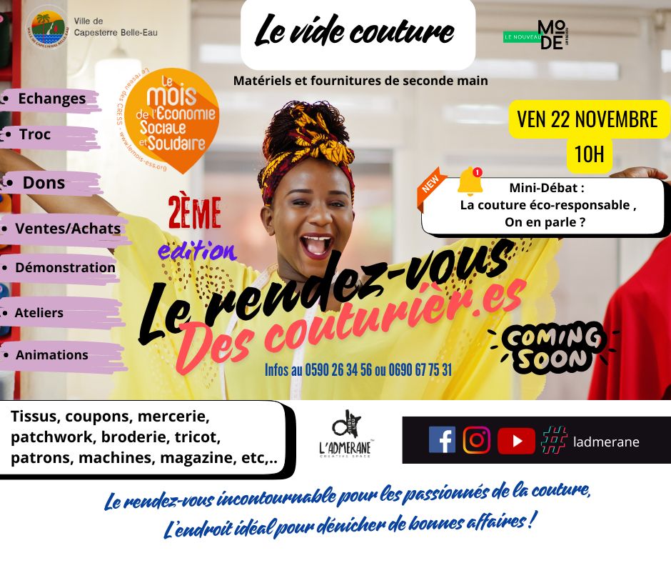 Le rendez-vous incontournable pour les couturier(e)s 