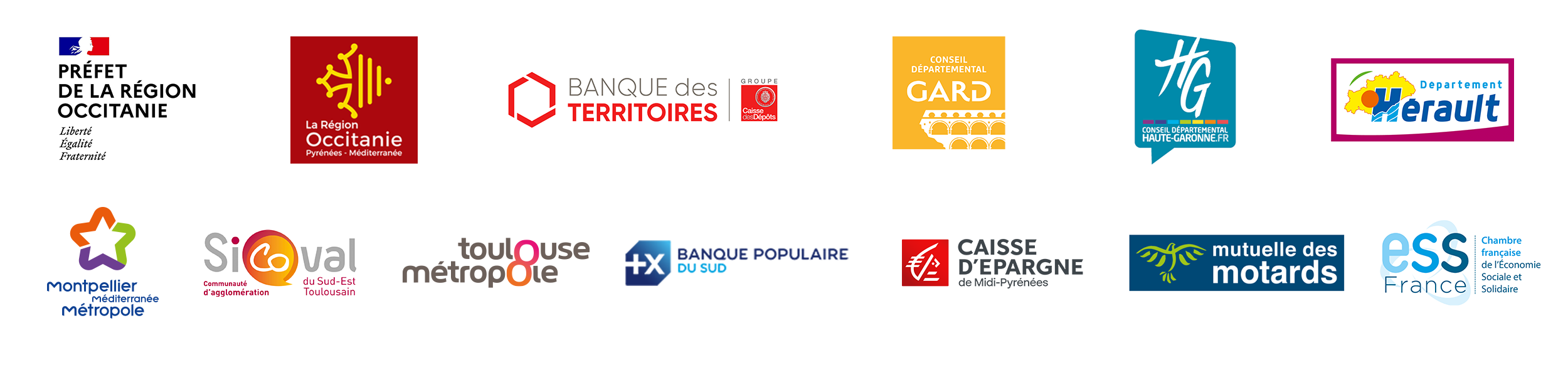 Logos financeurs