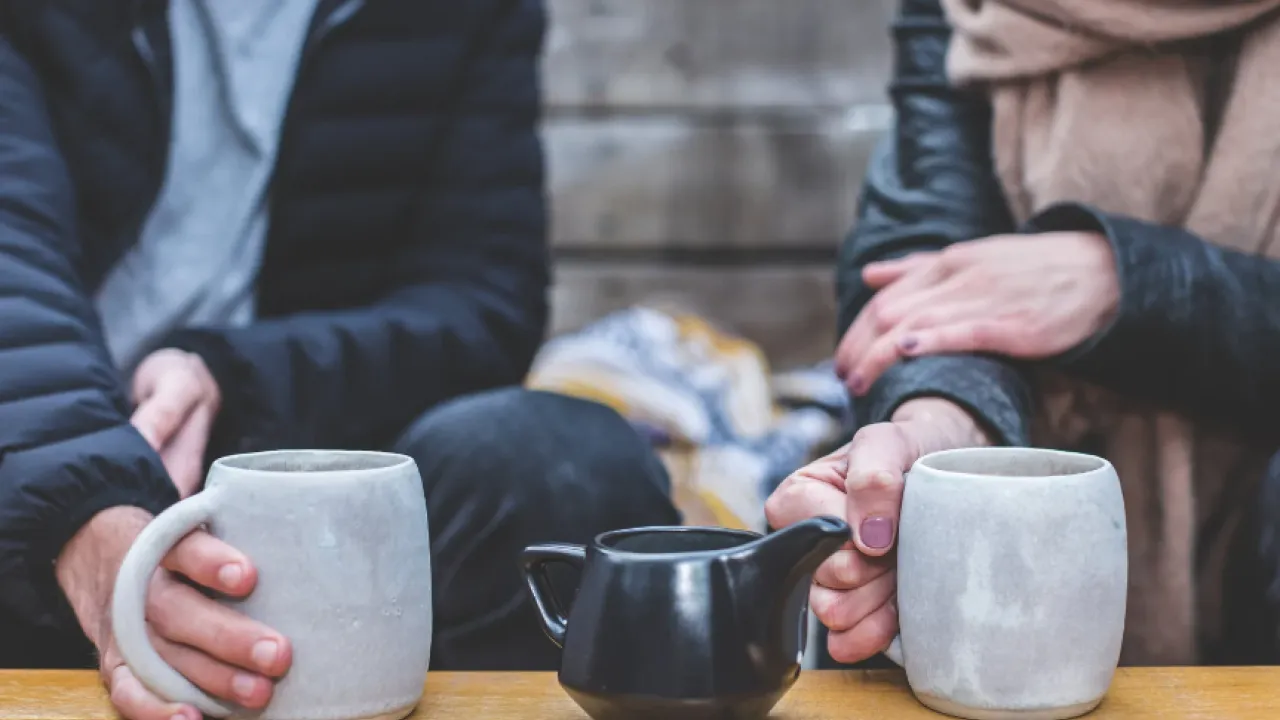 Café entre Lucas et Camille