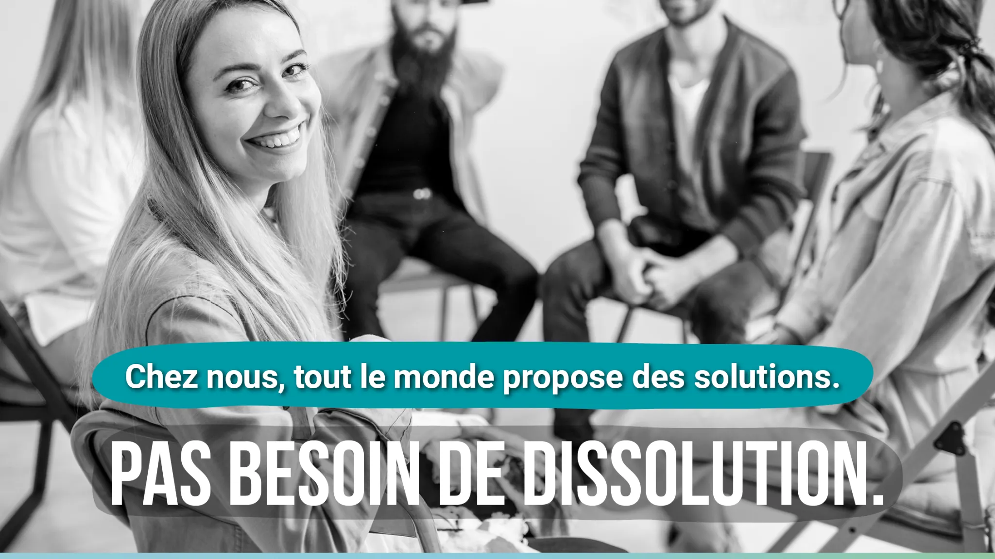 Campagne grand public Mois de l'ESS : "chez nous, tout le monde propose des solutions. Pas besoin de dissolution" 